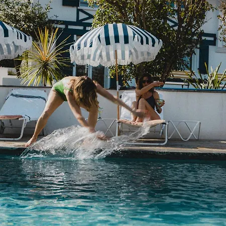 Casa de Férias Maison Dominos Centre Piscine Accès Océan à Pied Guéthary